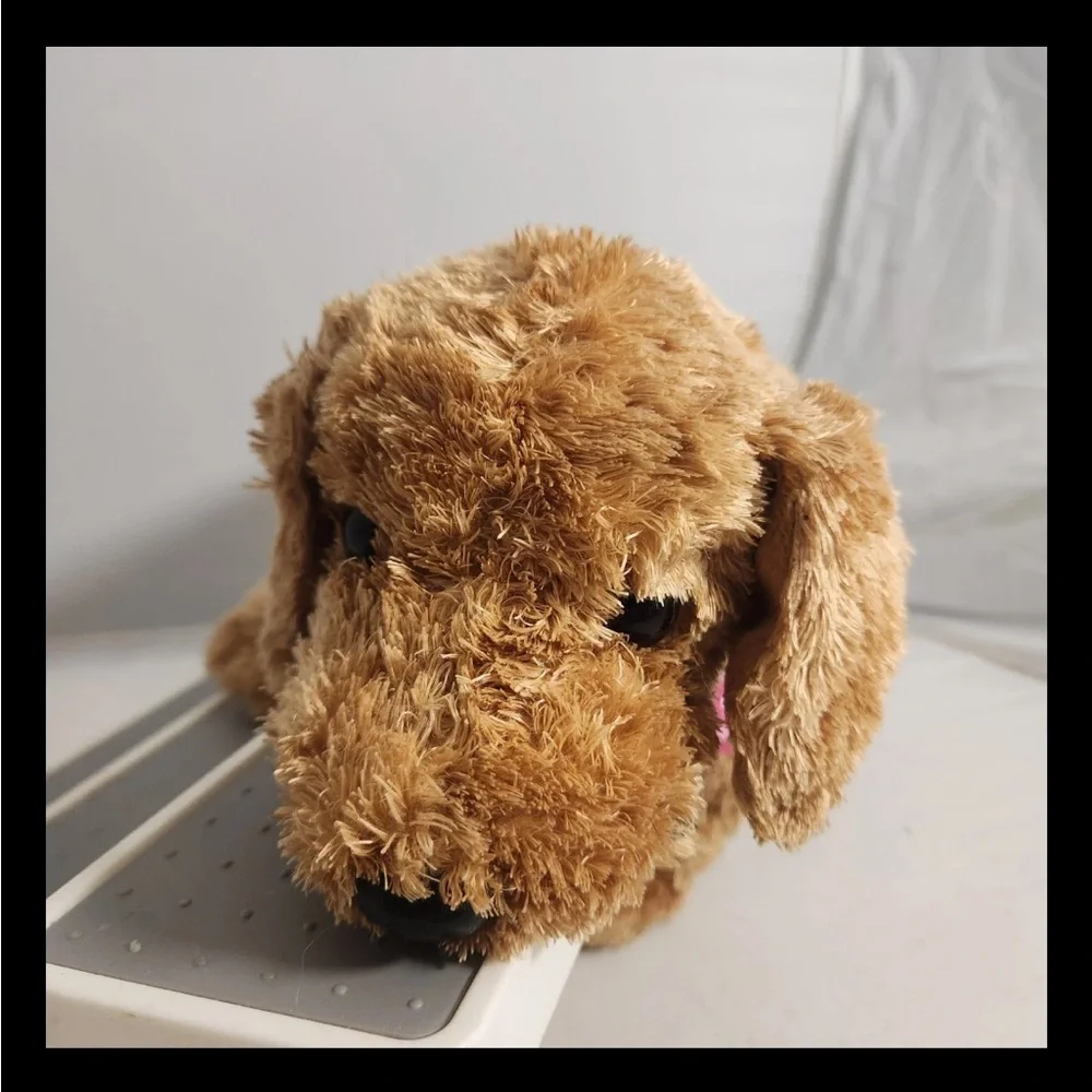 Ty Cody 100% Silk Dog Plush Golden Retriever 2002 Beanie Buddy Barbie Collar